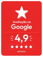 Avaliação 4,9 no Google